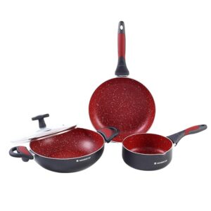 Wonderchef Burlington Aluminum Non-Stick Cookware 5 pc Set