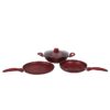 Wonderchef Garnet Non-Stick Cookware Set of 4
