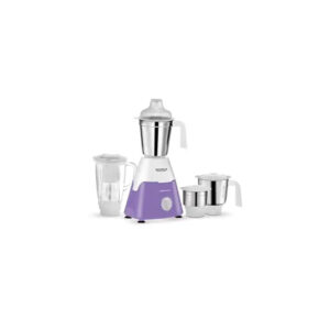 Maharaja Whiteline Mixtron Elite Mixer Grinder with 4 Jars, 750W || 5 Years Warranty on Motor - MX - 263 (White & Lavender)