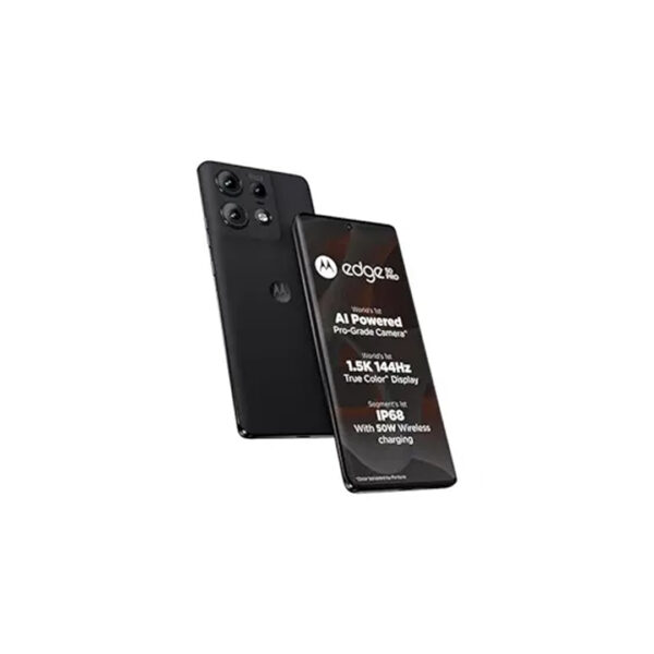 Motorola Edge 50 Pro 5G with 68W Charger (Black Beauty, 256 GB)